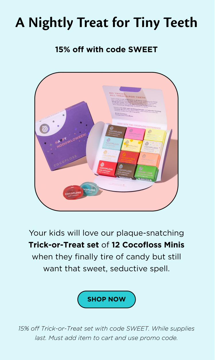 Cocofloss Rotting baby teeth are scary! 😱 Milled