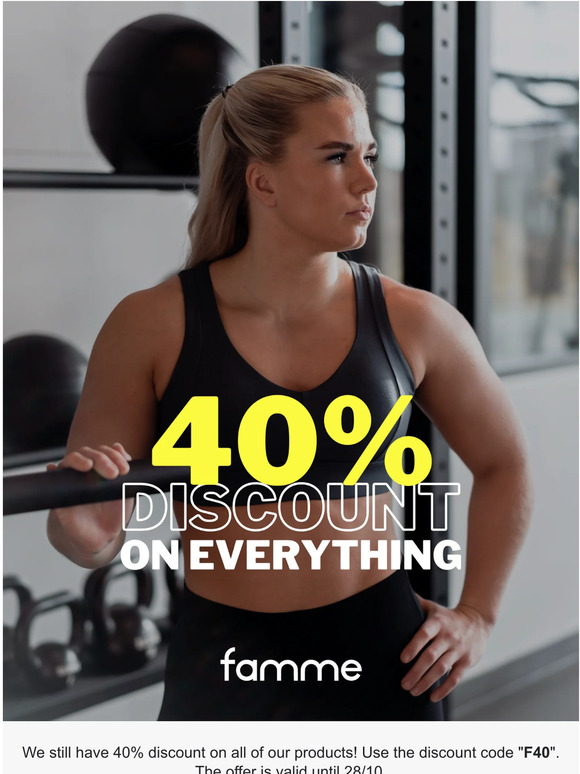 🏃‍♀️Hurry up! Don't forget your discount