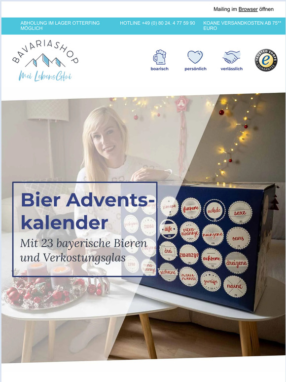 Bier-Adventskalender - perfektes Vorweihnachtsgeschenk🍻