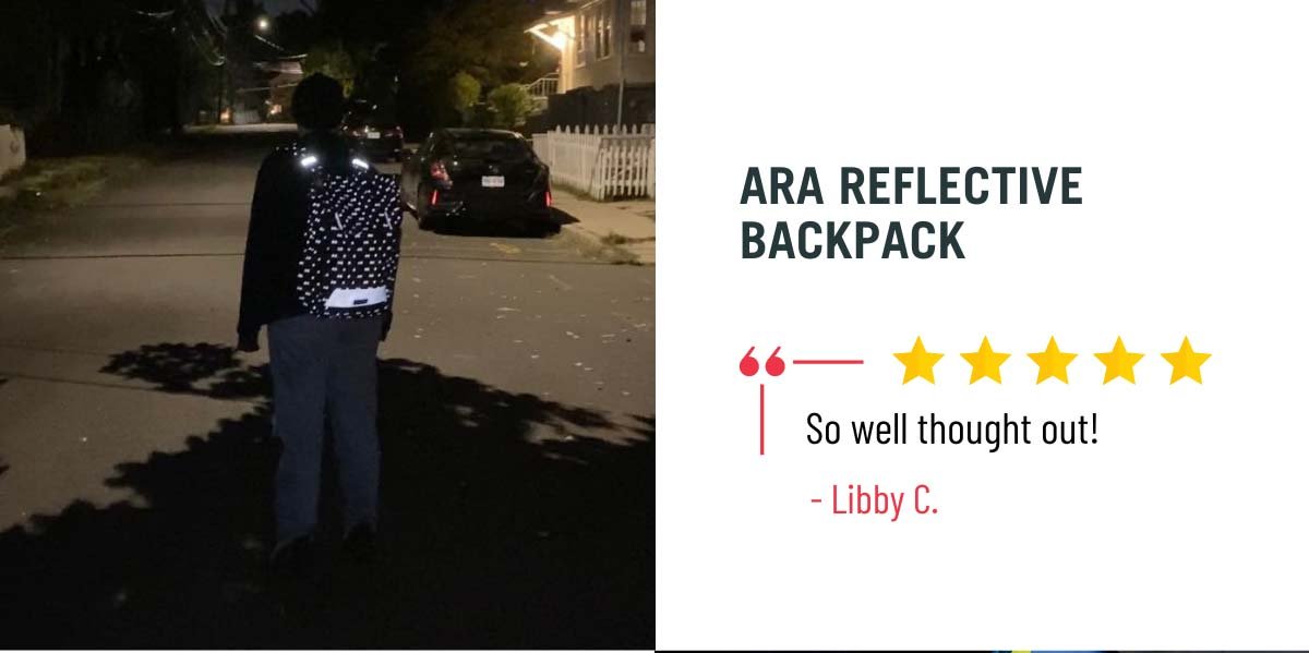 Ara Reflective Backpack