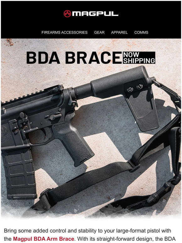 Magpul: Now Shipping – BDA Brace | Milled