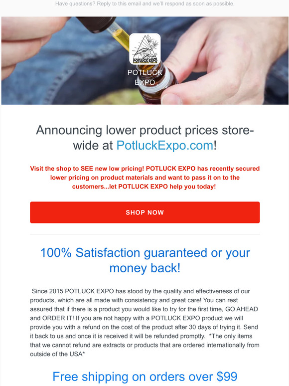 *Announcement* We have lowered many product prices A LOT!