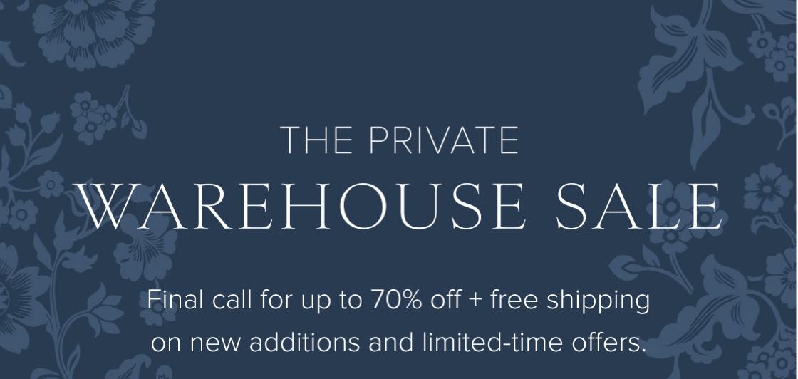 Serena And Lily Warehouse Sale