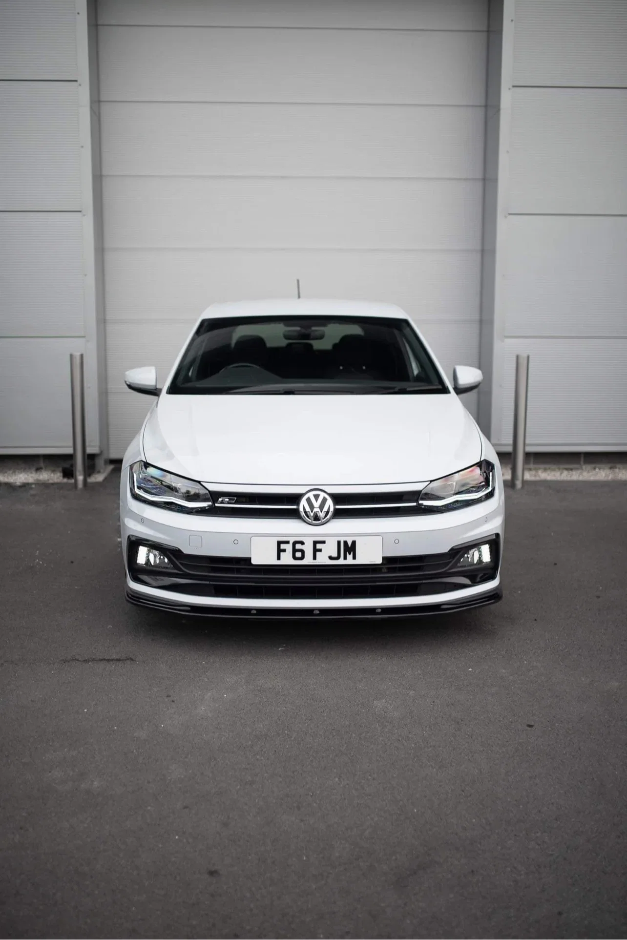 DAS Automotive - Front Splitter Volkswagen Polo AW GTI/R-Line Gloss Black