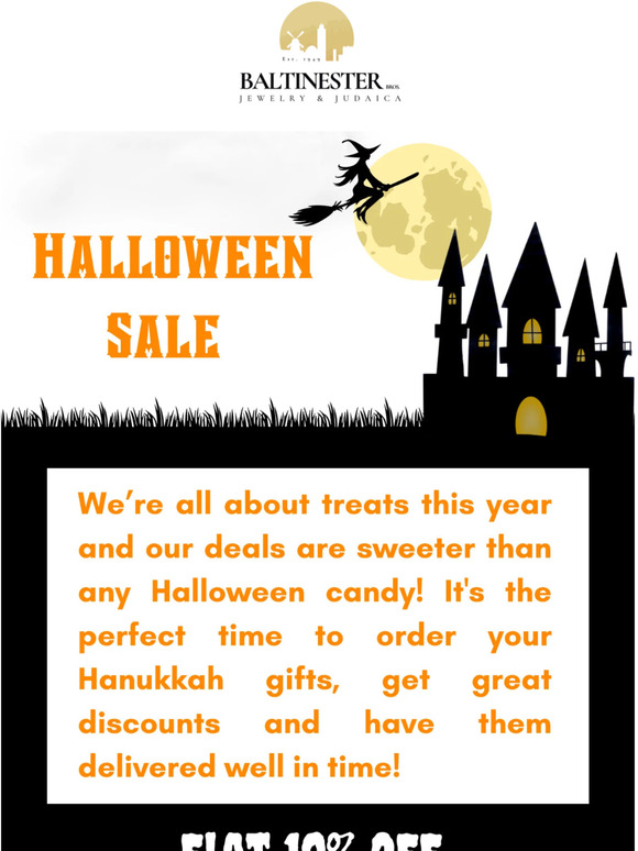 👻🎃BOO! It’s a Flash Sale!