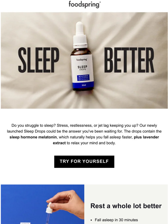 Our new Sleep Drops are a pretty big deal