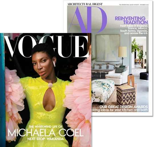 Architectural Digest The Perfect Pair Get both Vogue and Architectural Digest for one year