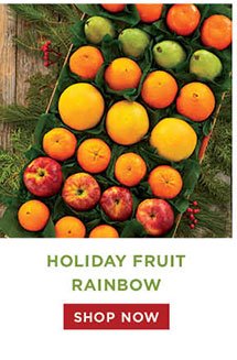 Holiday Fruit Rainbow
