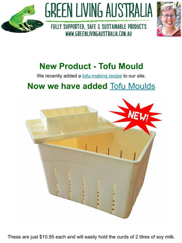 Just Arrived - Tofu Moulds
