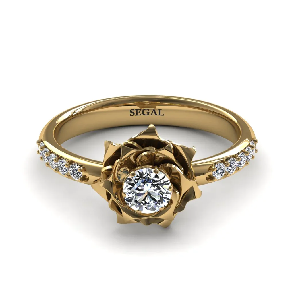 Image of A lady's Rose Diamond Ring- Elena no. 1