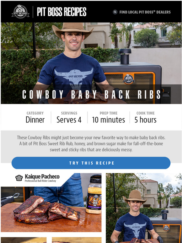 Pit Boss Grills Your New FanFavorite Ribs. Sweet & Sticky Cowboy Ribs