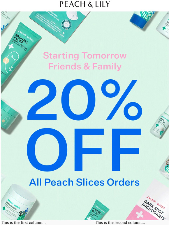 Peach and Lily: Hey Slices, something is coming tomorrow... | Milled
