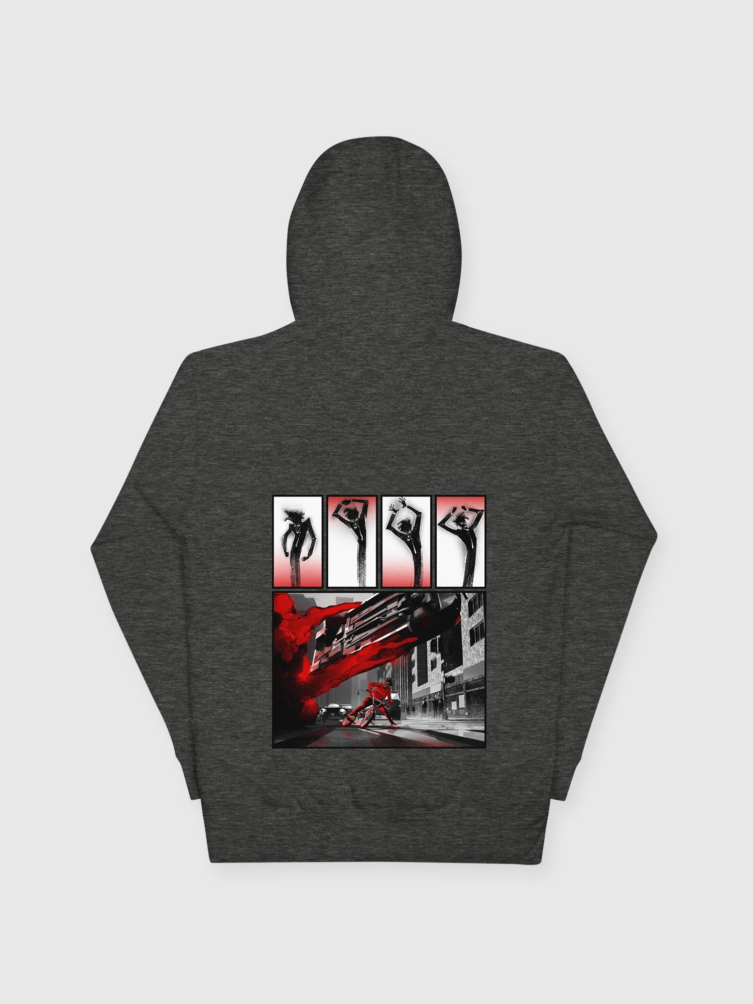 Image of Mr. Rager Entergalactic Unisex Hoodie [Charcoal Heather]