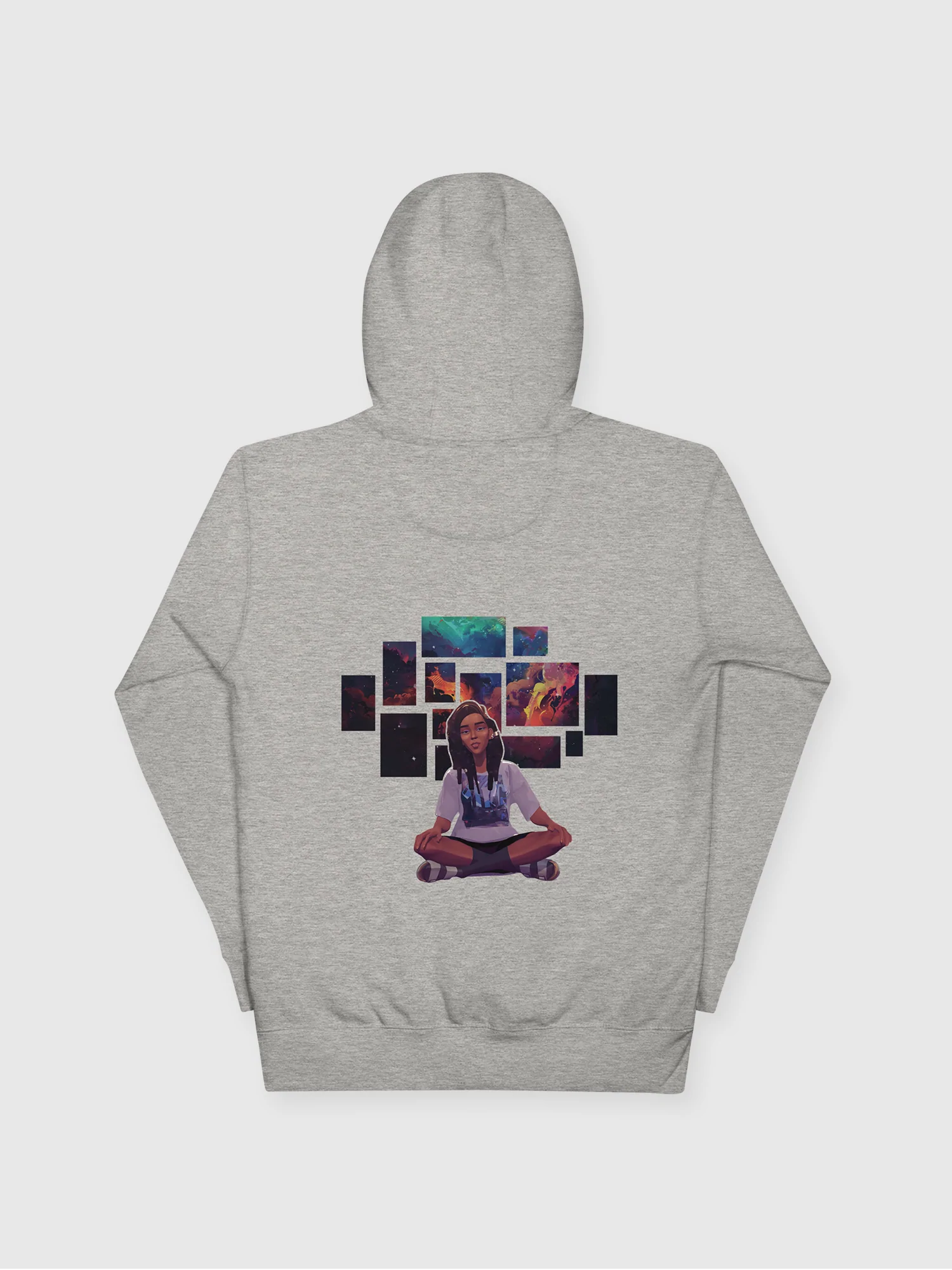Image of Meadow Entergalactic Unisex Hoodie [Carbon Grey]