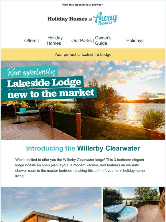 Introducing the Willerby Clearwater Lodge!