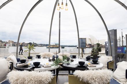Sydney: Unique Five-Course Degustation in a Private Dining Dome Overlooking the Harbour with Cocktails Upon Arrival