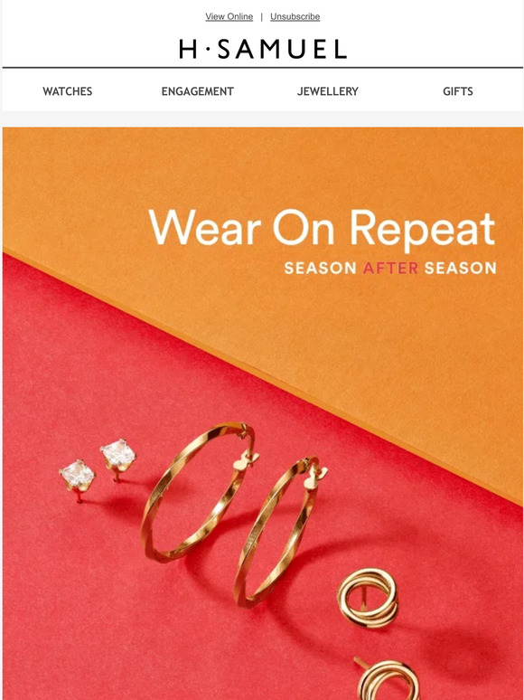 H. Samuel Meet your Everyday Essentials from just £20 Milled