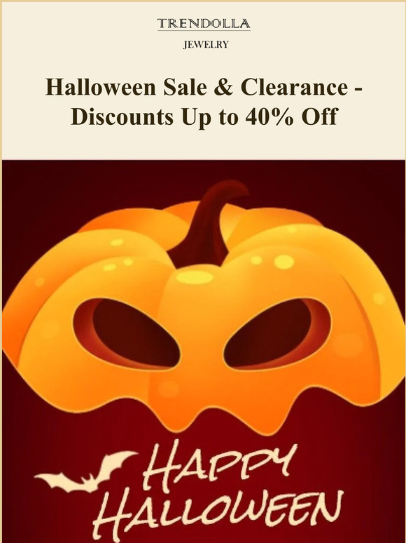 Halloween Sale & Clearance - Discounts Up to 40% Off