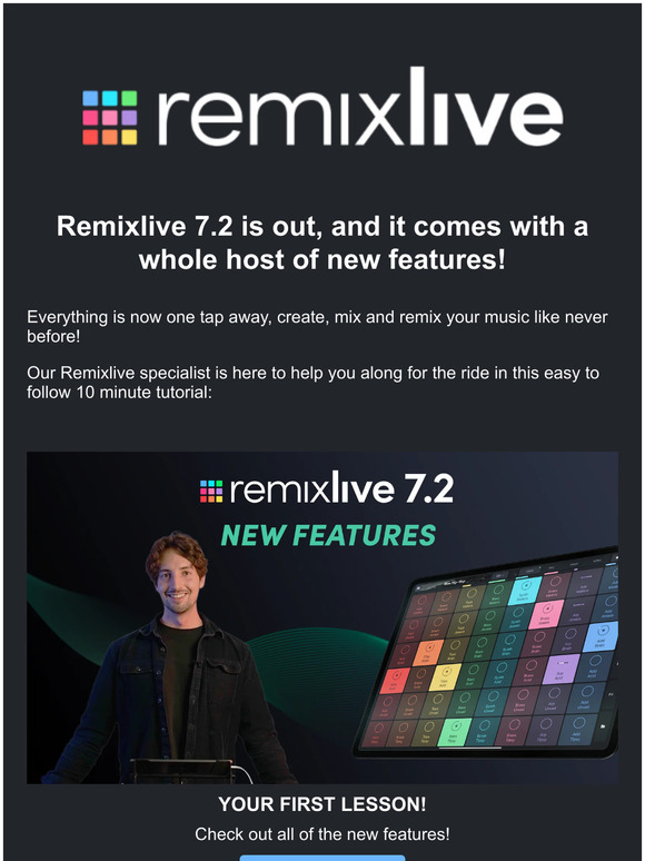 NEW - Remixlive 7.2 is OUT! 📣🎉