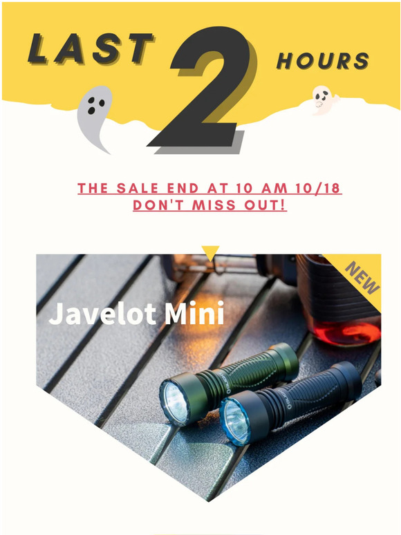 LAST CALL! Halloween sale ends