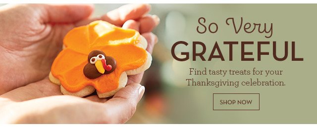 So Very Grateful - Find tasty treats for your Thanksgiving celebration.