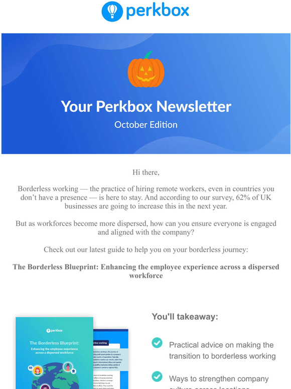 [October Edition] Your Perkbox Newsletter