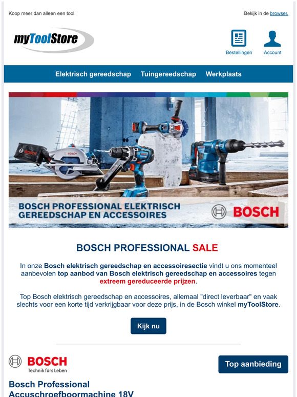 🔵 Bosch Professional elektrisch gereedschap en accessoires 📢