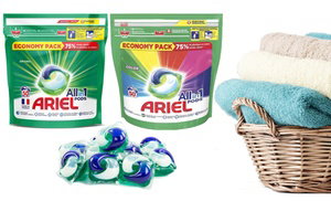 100 ou 200 capsules de lavage Ariel 100 ou 200 capsules de lavage Ariel