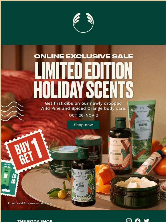 🍊🌲 Christmas has arrived at The Body Shop  🍊🌲