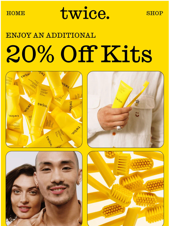Take 20% OFF Kits ✨