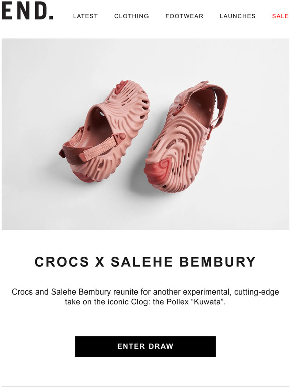 Crocs x Salehe Bembury Clog 'Kuwata' - Register now