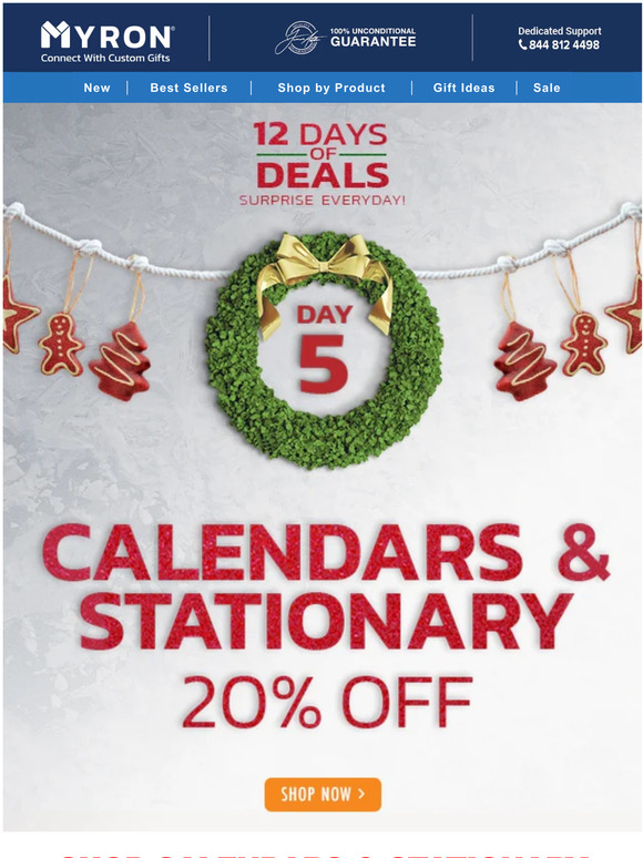 12 Days of Deals - Get 20% OFF Calendars 📆