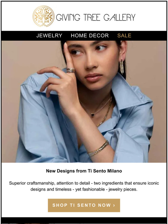 The Giving Tree Gallery New Demi Fine Jewelry > Italian Fashion Milled
