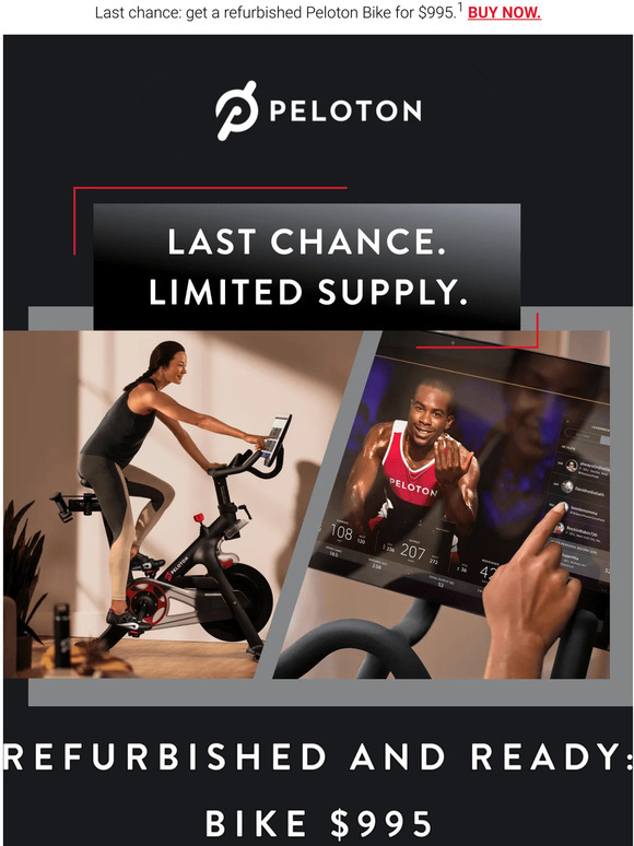 refurbished peloton