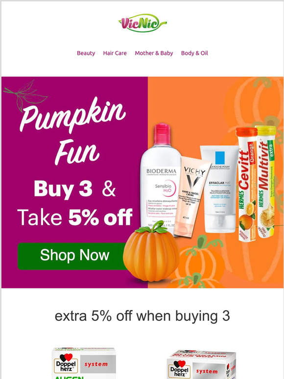 Pumpkin Fun Sale - VicNic.com
