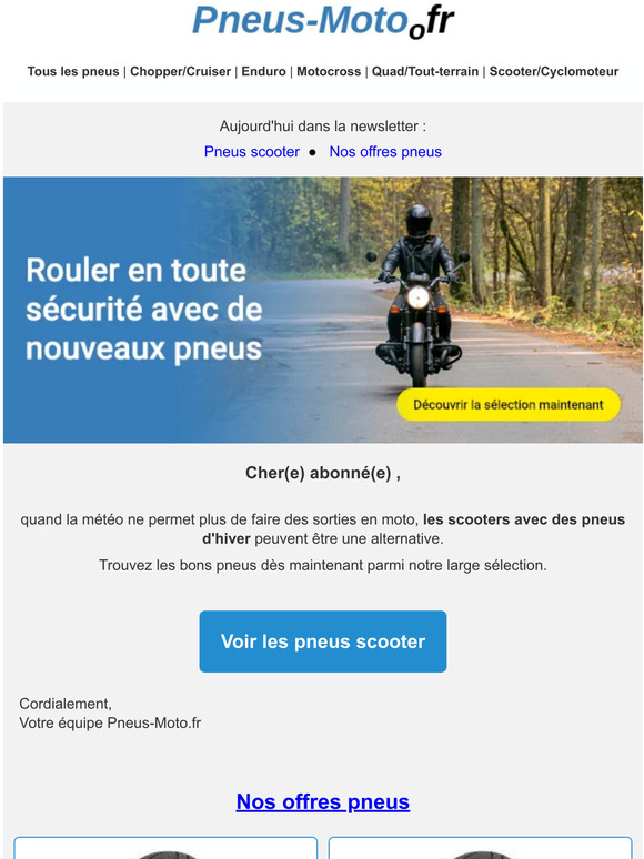 Passer l'hiver avec les bons pneus