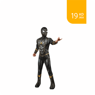 Rubies Spider-Man No Way Home V2 Black And Gold Suit Deluxe