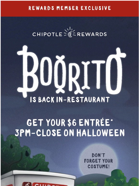 Chipotle: Boorito is back this Halloween 🎃 | Milled