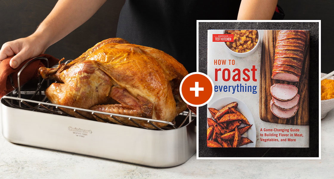 Roasting Pan and How to Roast Everything Cookbook
