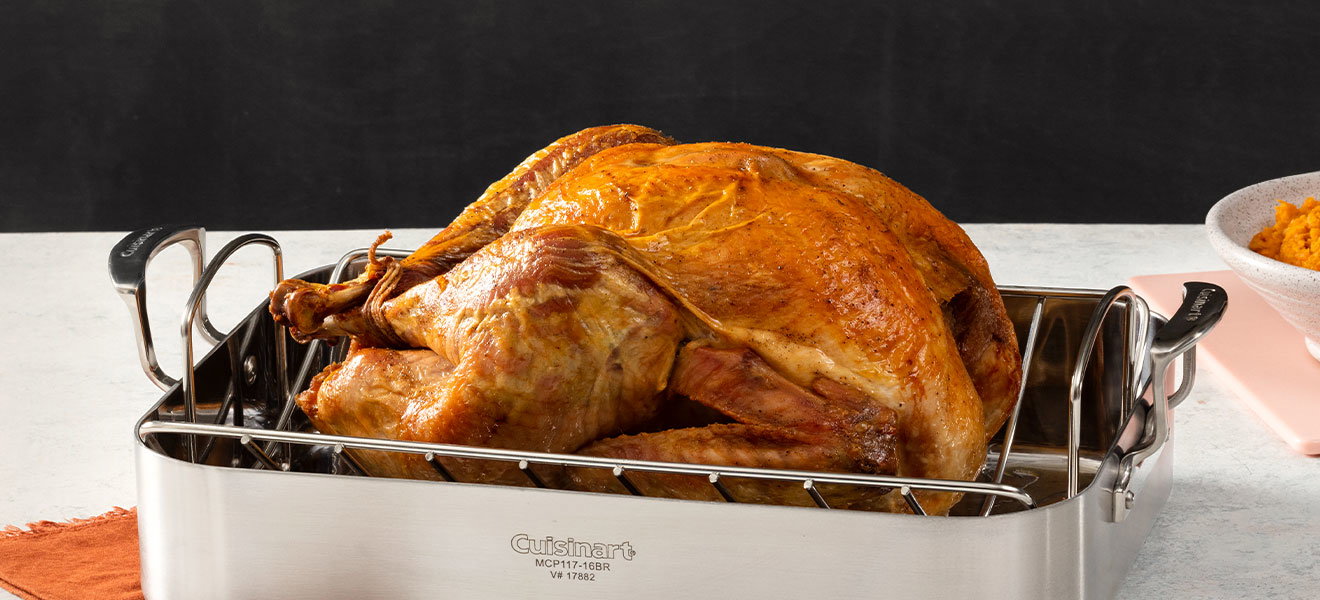Cuisinart MultiClad Pro 16-inch Roasting Pan with Rack