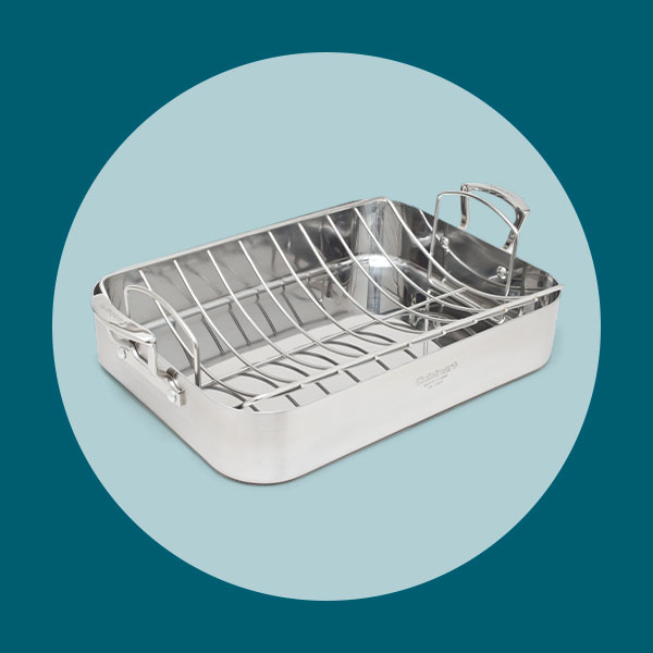Cuisinart MultiClad Pro 16-inch Roasting Pan with Rack