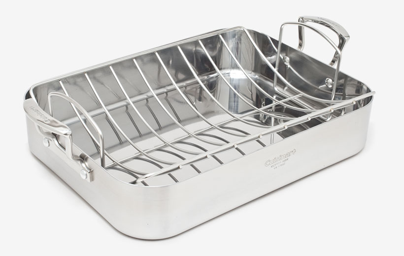Cuisinart MultiClad Pro 16" Roasting Pan with Rack