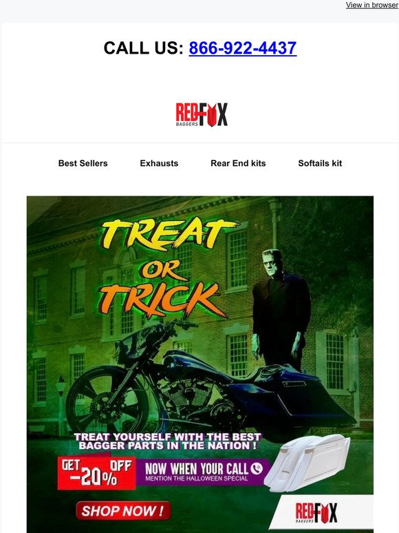 20% OFF bagger kit - Wicked Halloween special
