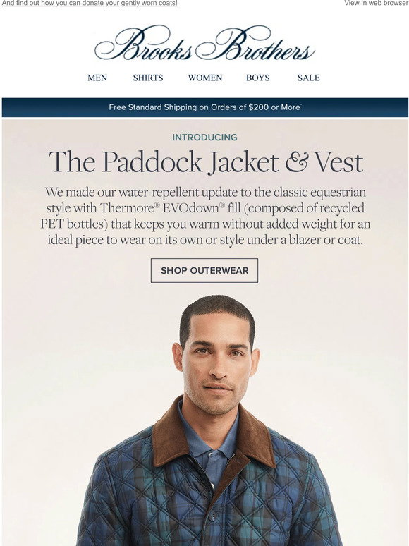Brooks Brothers: Introducing our new Paddock styles | Milled