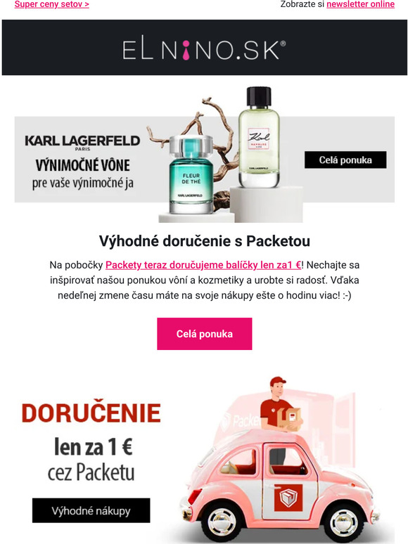 🚚 Doručenie s Packetou len za 1 €