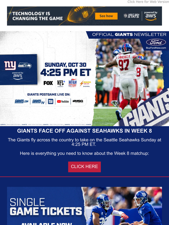 NY Giants Fan Shop: Xavier McKinney wins NFC Defensive Player of the Week