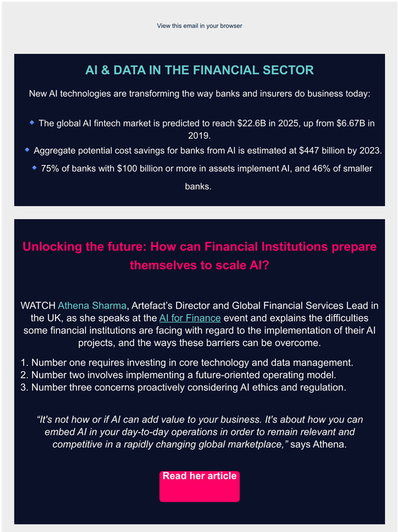 October News | Discover how Data and AI are changing the way banks and insurers do business | Case studies: Orange Bank, Homeserve and more