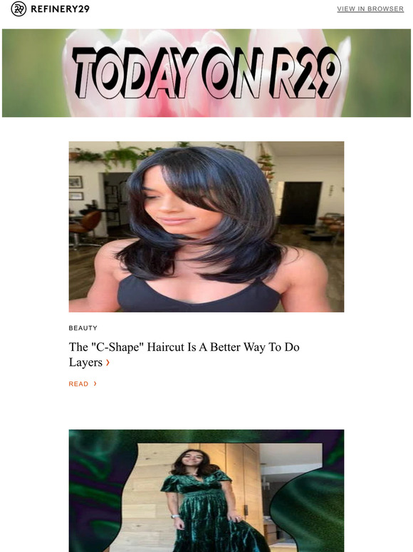 Refinery29 The "Cshape" haircut is a better way to do layers Milled