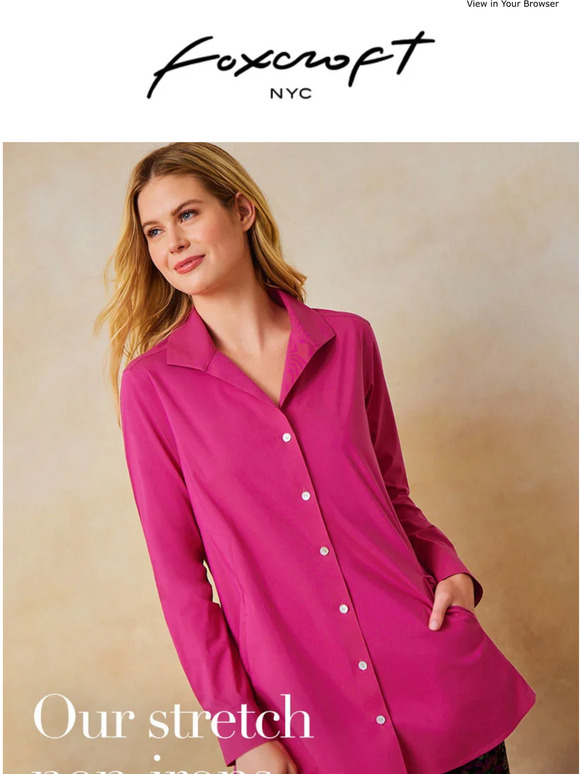 Our stretch non-irons; Recipe for perfection