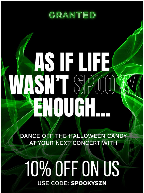 No Tricks, Just Treats (10% Off)! 🎃